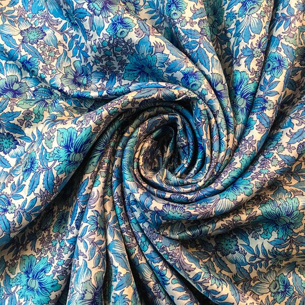 Pure Silk Fabric By The Yard Dress Making Cloth Collage Sewing Vintage Recycled Material Print Textile Saree Sari Easter Egg Dyeing PSF1575