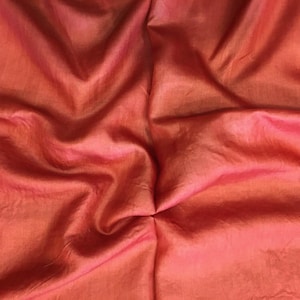 Pure Tussar Silk Sari Vintage Indian Pure Silk Saree 5 yards fabric India silks Recycled Upcycled Dress Material Natural Fibre Cloth TSS3114