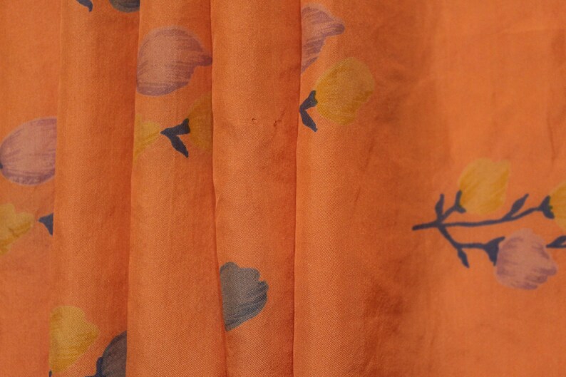 Gift Wrapping Cloth Hanky Scarves SSC1313 Vintage Recycled Sari Saree Pure Silk Fabric Collage Sewing Crafts Mixed Media Silk Scarf