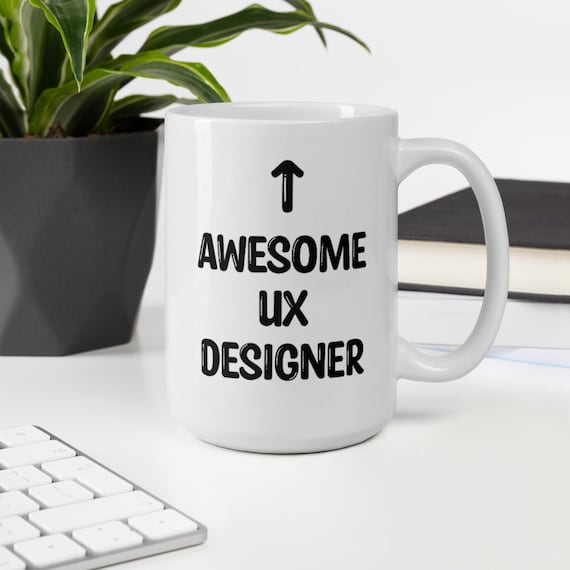 Awesome UX Designer 15 oz Mug, Gift for UX Designer