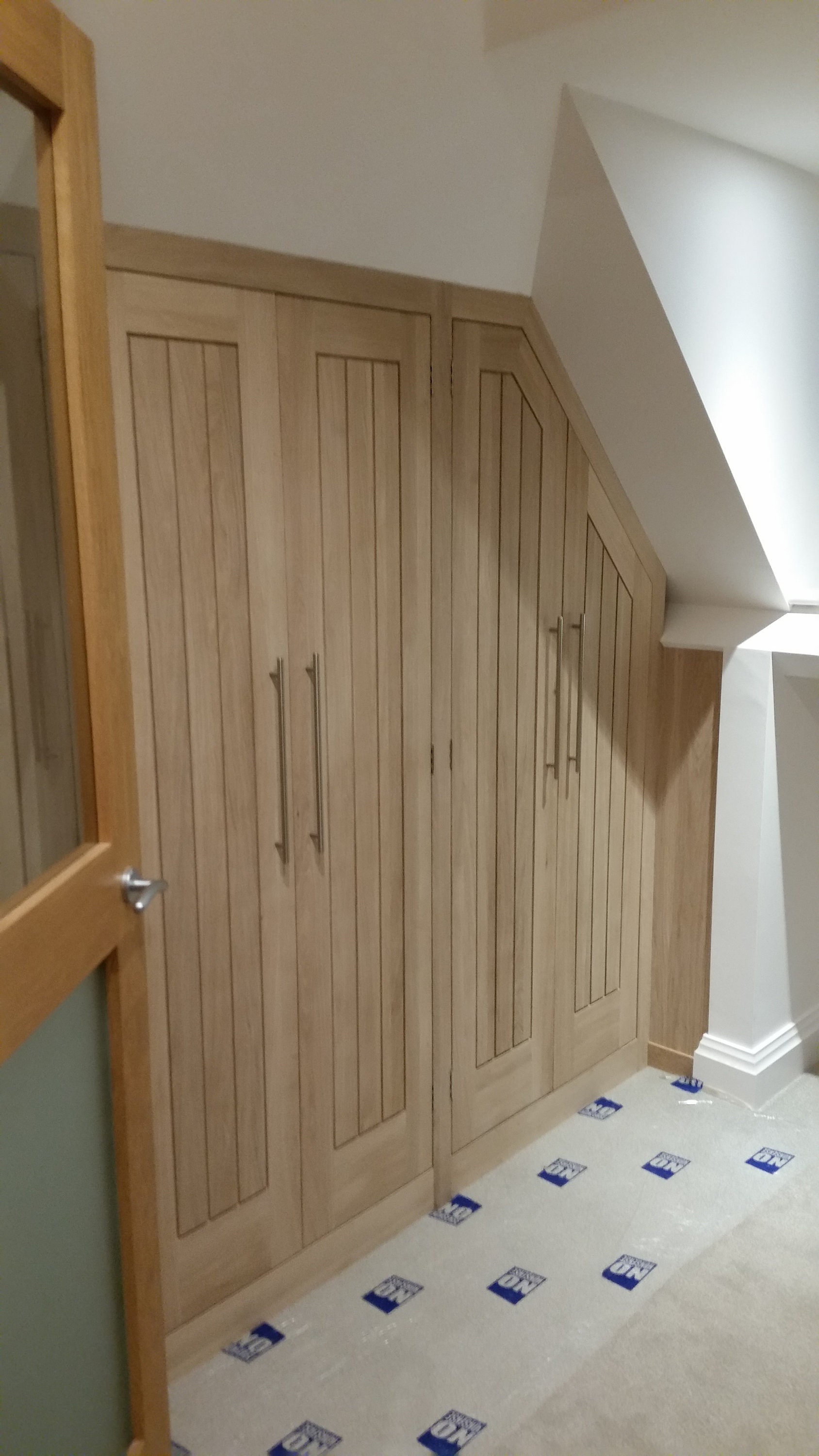 Under Stair Cupboard Panel Doors Wardrobe Doors Made to Etsy Australia