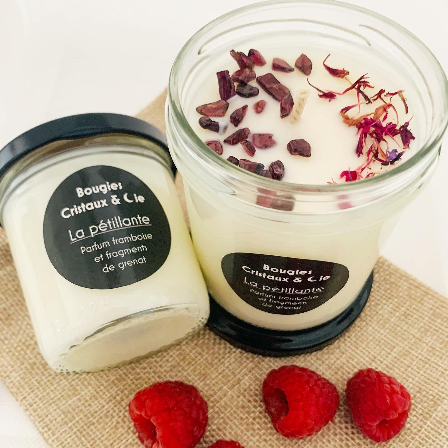 La Pétillante - Parfum Framboise et Fragments de Grenat