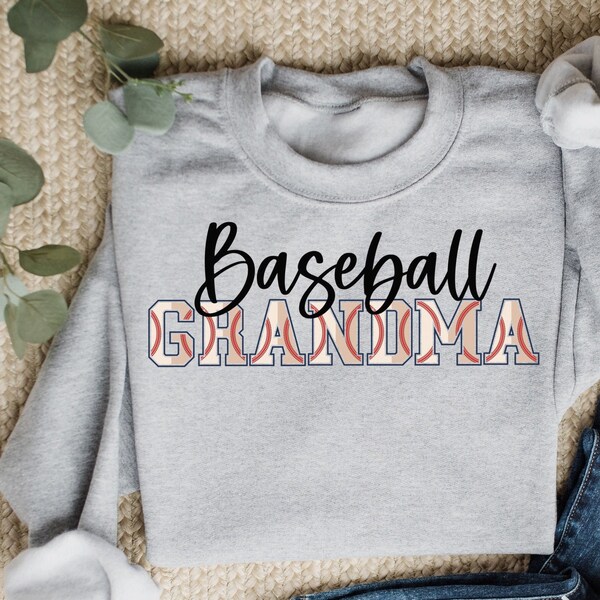 Baseball Grandma Etsy