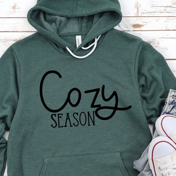 Cozy Season Unisex Hoodie, Cozy Season Shirt, Fall T-shirt, Fall Sweatshirt, Cold Weather Sweatshirt, Let’s Snuggle Hoodie, Stay Cozy Hoodie