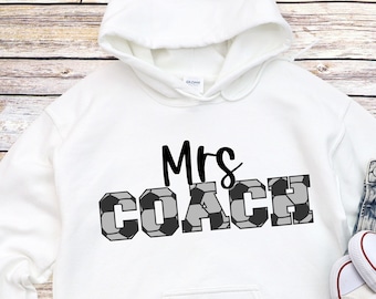 Mrs Coach Unisex Hoodie, Sport Hoodie, Soccer Coach Hoodie, Mrs Coach Shirt, Coach’s wife Soccer Hoodie, Coach’s Wife Hoodie,Soccer Mama Tee