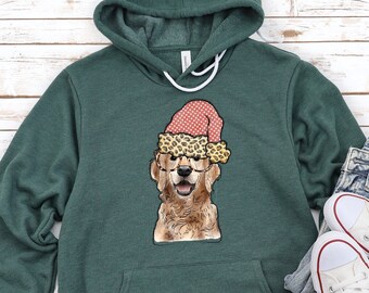 May your Holiday be Golden Unisex Hoodie, Golden Christmas Shirt, Golden Retriever Weihnachtsshirt, Golden Retriever Shirt, Golden Mama Hoodie