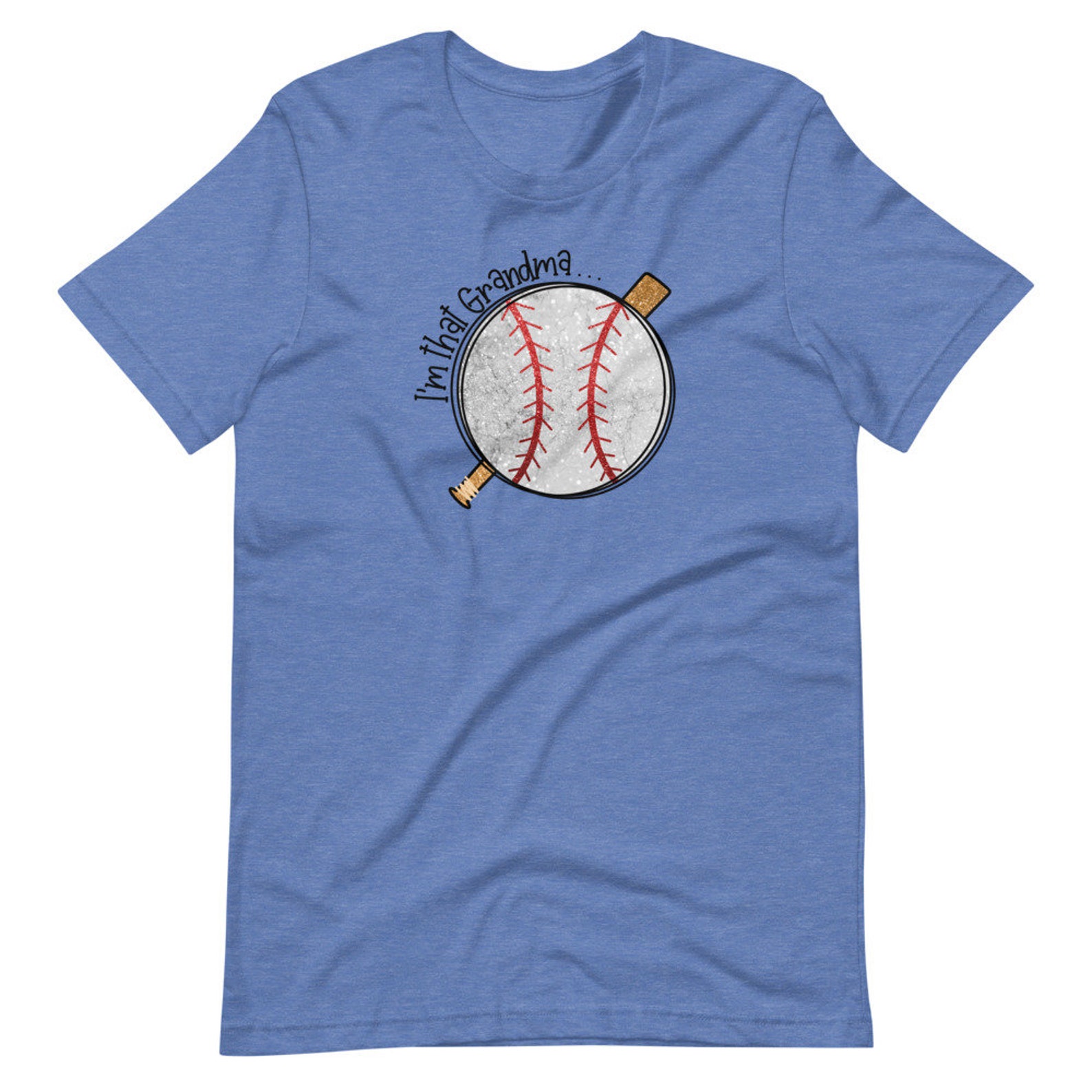 Baseball Grandma Tshirt Baseball Grandma Tee Tball Grandma Etsy