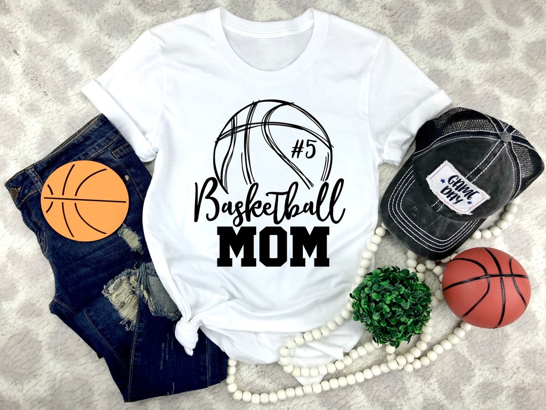 Basketball Mom Tshirt Custom Basketball Mom Shirt Etsy