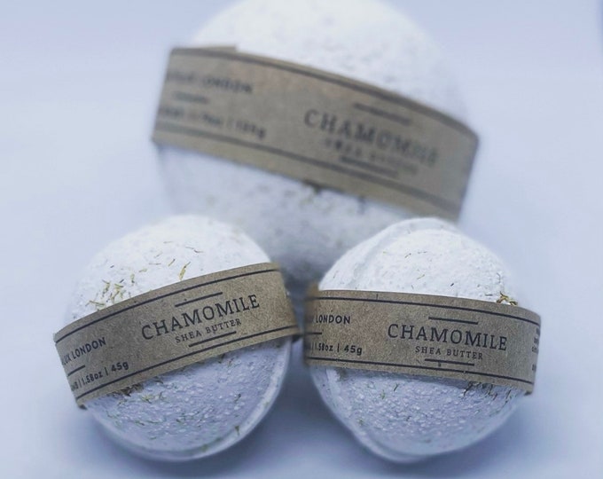 Chamomile Bath Bombs | Vegan Friendly | Natural | Handmade | Bath Fizzer