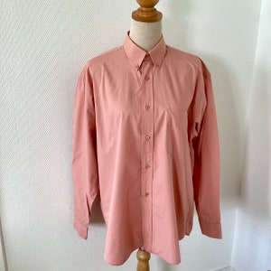 Vintage 1980-Hemd / Baumwollhemd / weite Bluse / lange Ärmel / Wind’s Club / französisches Vintage-Hemd der 80er Jahre