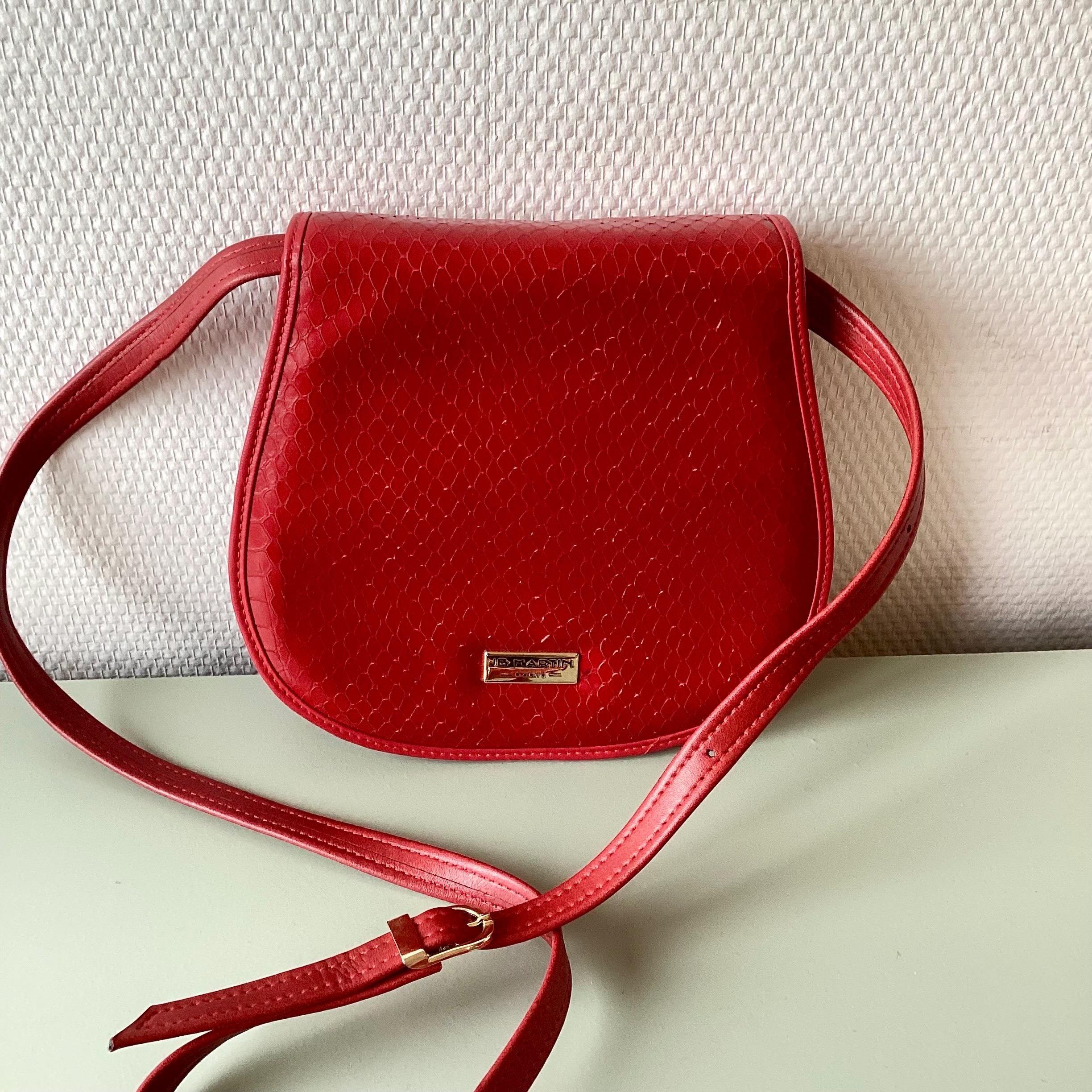 Bagagerie Maroquinerie Sac A Main Rouge A Levre Sac En Paille