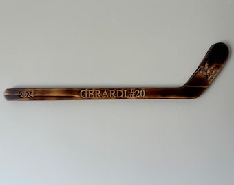 Mini palo de hockey de madera personalizado