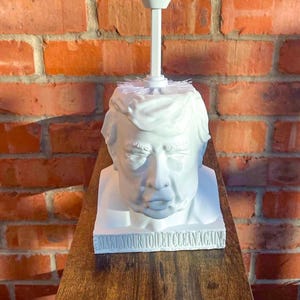 Trump Head Toilettenbürstenhalter