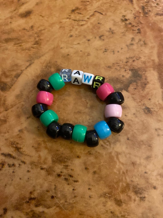 Rawr mini kids kandi bracelet Etsy