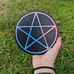 Holographic Altar Pentacle | 4 & 6 inch | Sacred Space