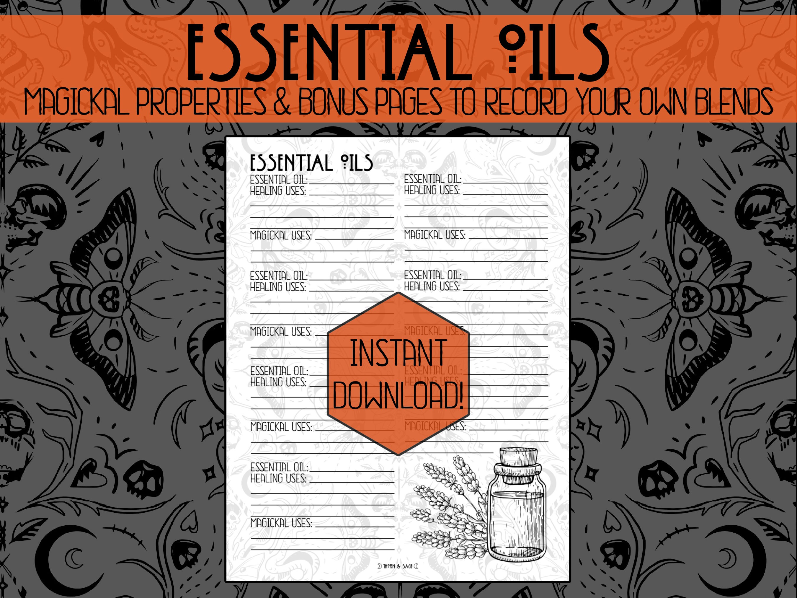 Essential Oils Guide Make Your Own Essential Oil Blends Etsy