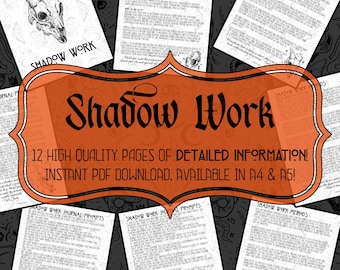 Shadow Work Complete Guide | Journal Prompts | Printable Pages | Grimoire | Book Of Shadows | Instant Download