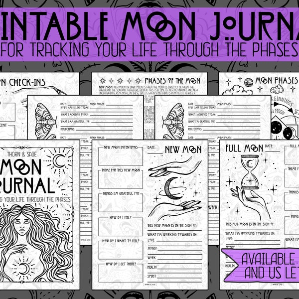 Journal de la Lune | Planificateur de lune | Télécharger le planificateur de phase de lune | Cahier d'exercices de la Lune | Rituel Pleine Lune | Manifestation lunaire | Loi de l'attraction