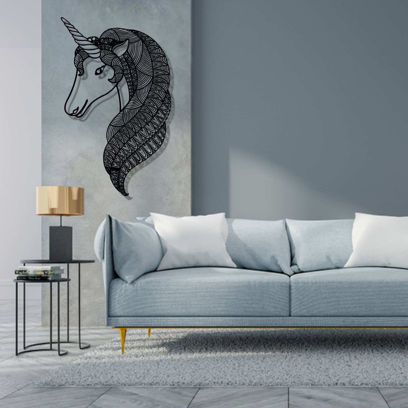 Unicorn Metal Metal art Metal Wall Art Metal Signs Metal Etsy