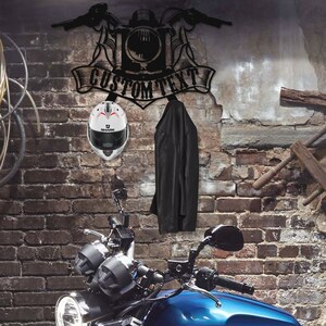 Custom Helmet Holder Custom Gifts Motorcycle Decor Metal - Etsy
