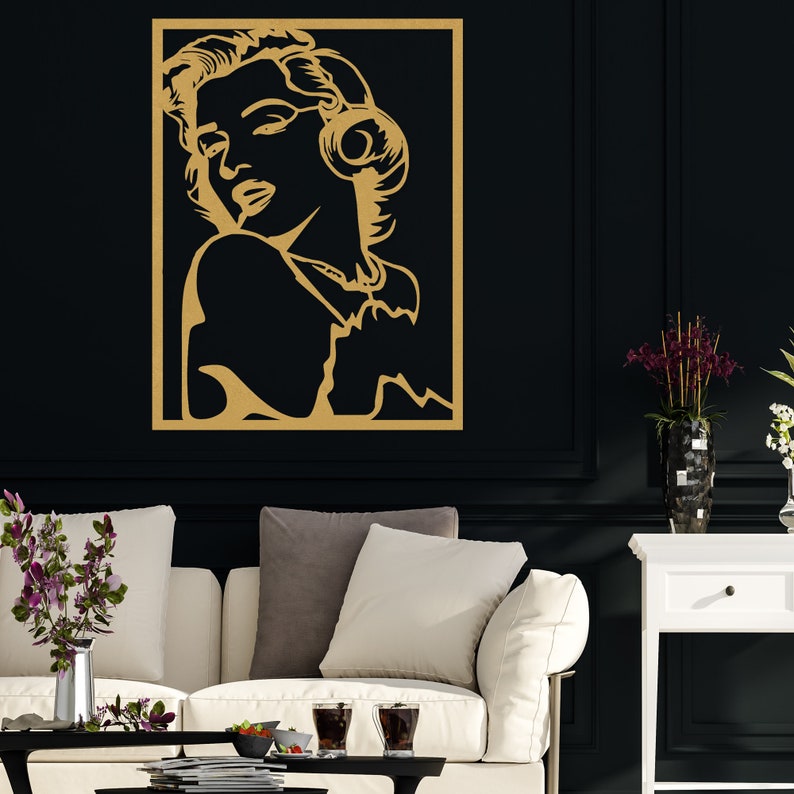 Marilyn Monroe Framed Wall Art Home Decor Marilyn Monroe Etsy
