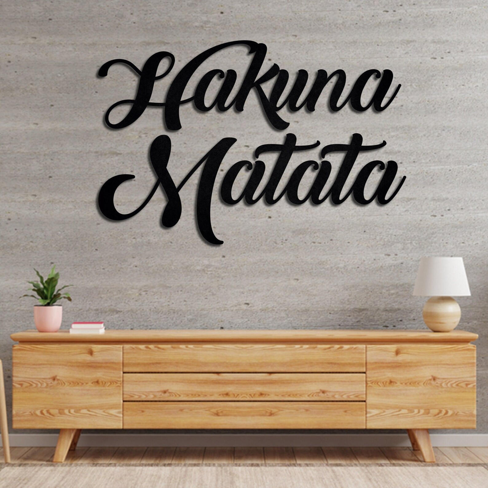 Hakuna Matata Metal Wall Art Metal Wall Sign Metal Wall Etsy