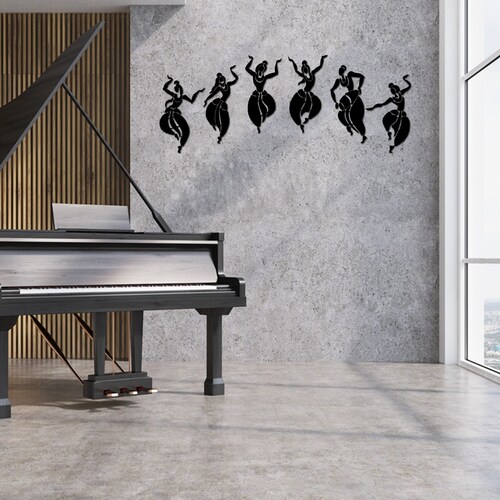 Indian Women Dancing, Indian Dancer Wall Art, Valentine's Day, Gift for Wife, selling Large Metal, Metal Wall Art, Metal Wall Hanging, Bedroom Decor