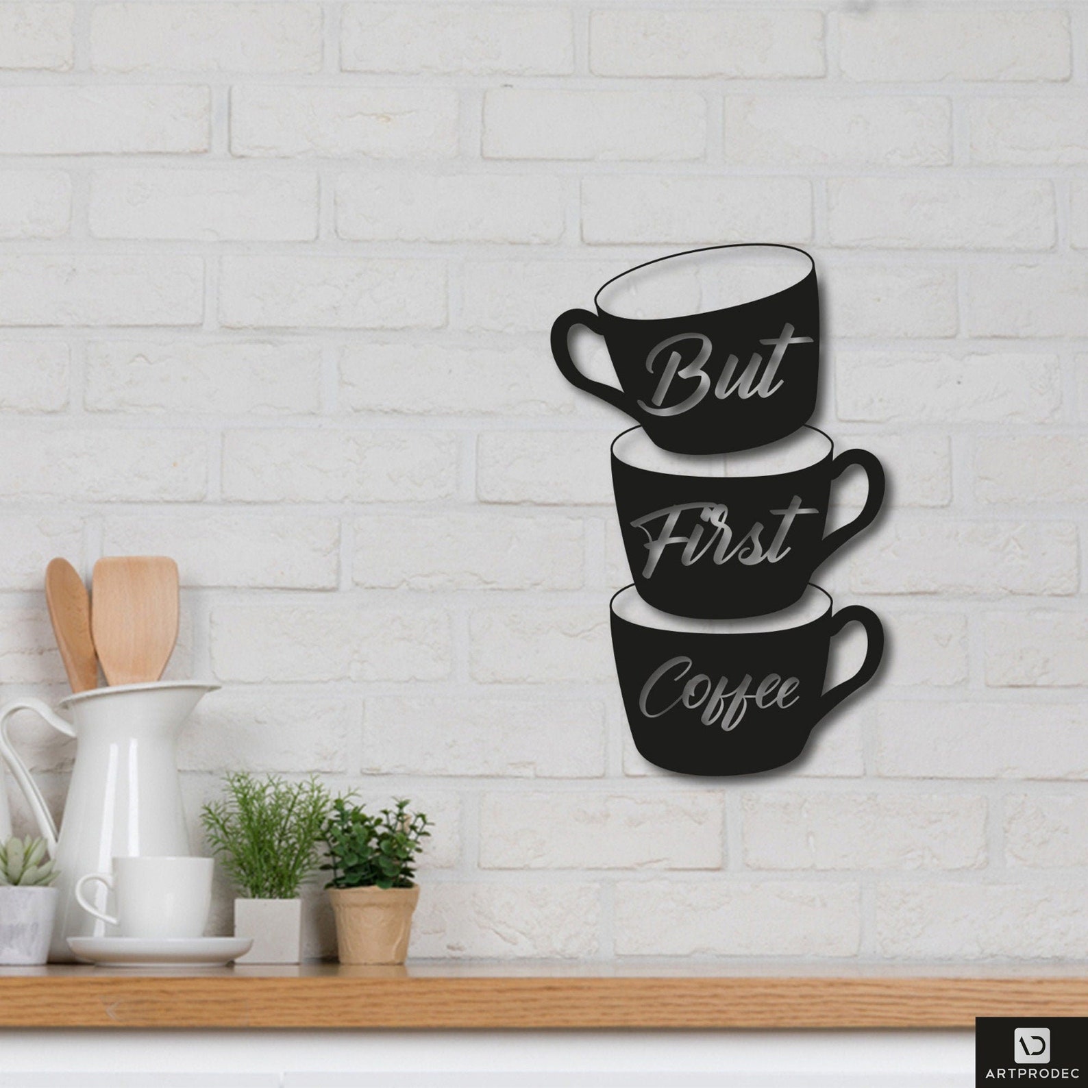 Coffee Metal Wall Art Metal Wall Sign Coffee Shop Decor Etsy