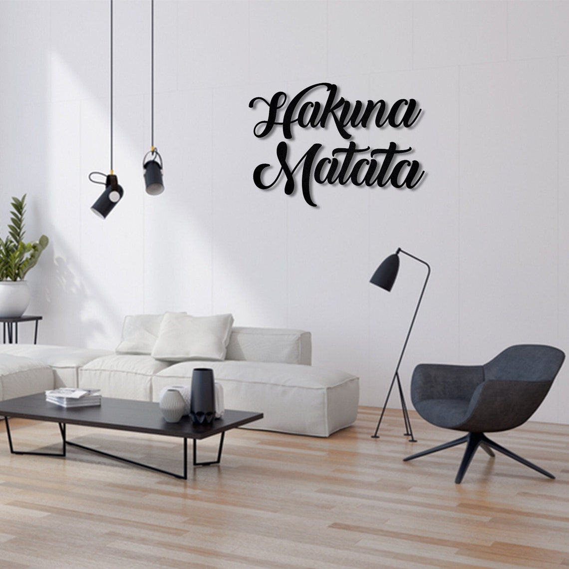 Hakuna Matata Metal Wall Art Metal Wall Sign Metal Wall Etsy