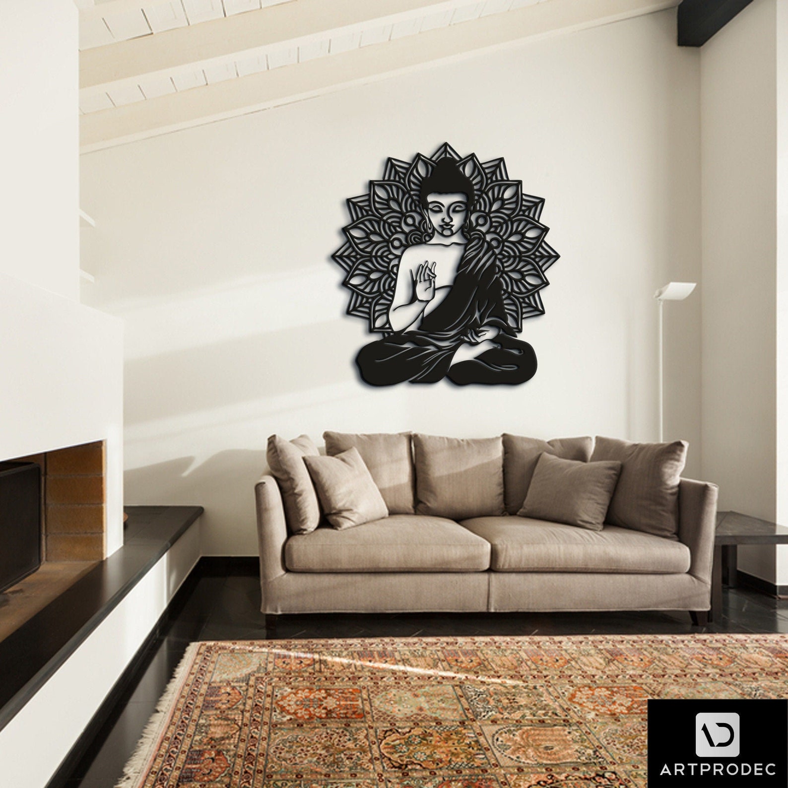 Zenmetal Wall Art Metal Wall Sign Metal Wall Hangingmetal Etsy