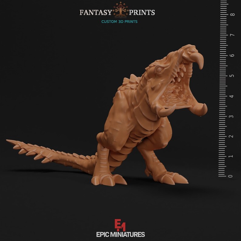 Etheral Marauder miniature riding beast Pathfinder 3D printed tabletop etheral marauder beast miniature and more! Great for D&D