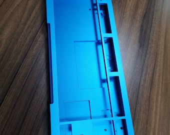Carcasa de teclado cnc personalizada de aluminio mecánico 6061 6063 acabado pvd de recubrimiento electrónico anodizado