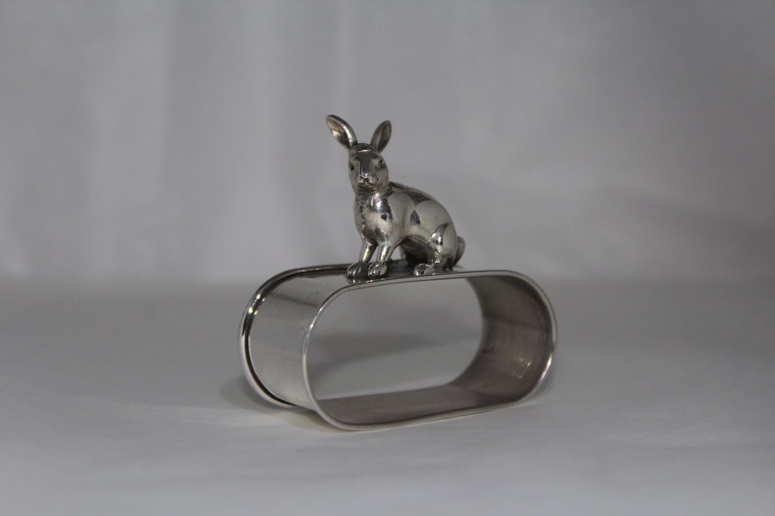 Sterling Silver 925 Napkin Ring Easter Rabbit Gift Handmade. Etsy