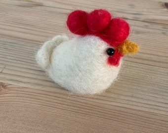 Needle felted rooster - Rocky