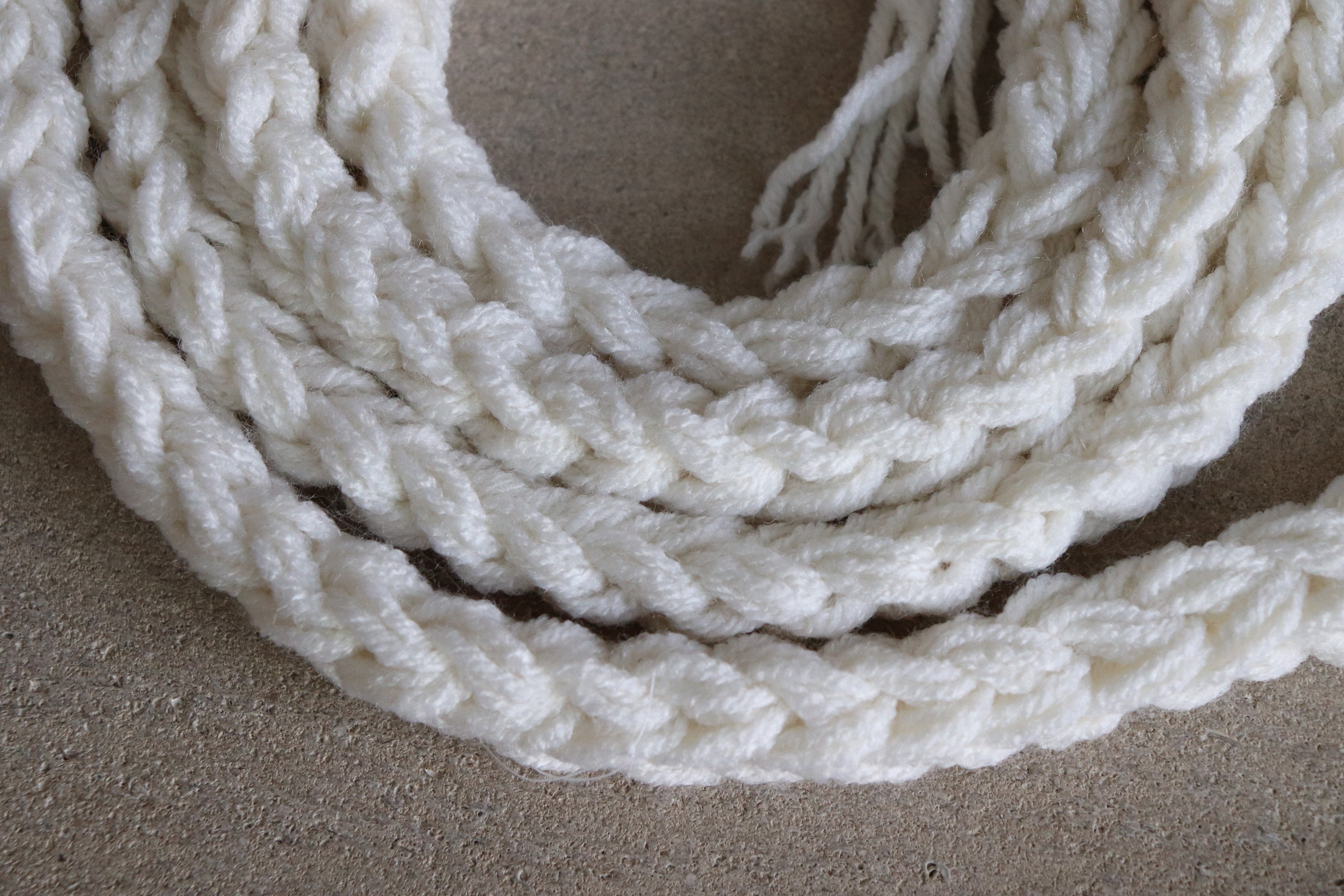 Braided Yarn Garland Boho Braided Garland Boho Braided Etsy