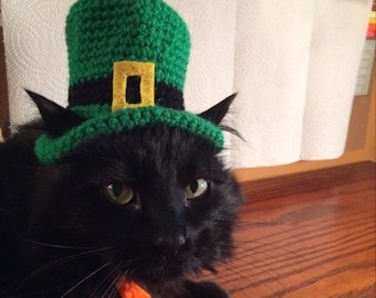 Lucky Clover Shamrock Pet Hat for Cats, Dogs, and Small Pets - Etsy