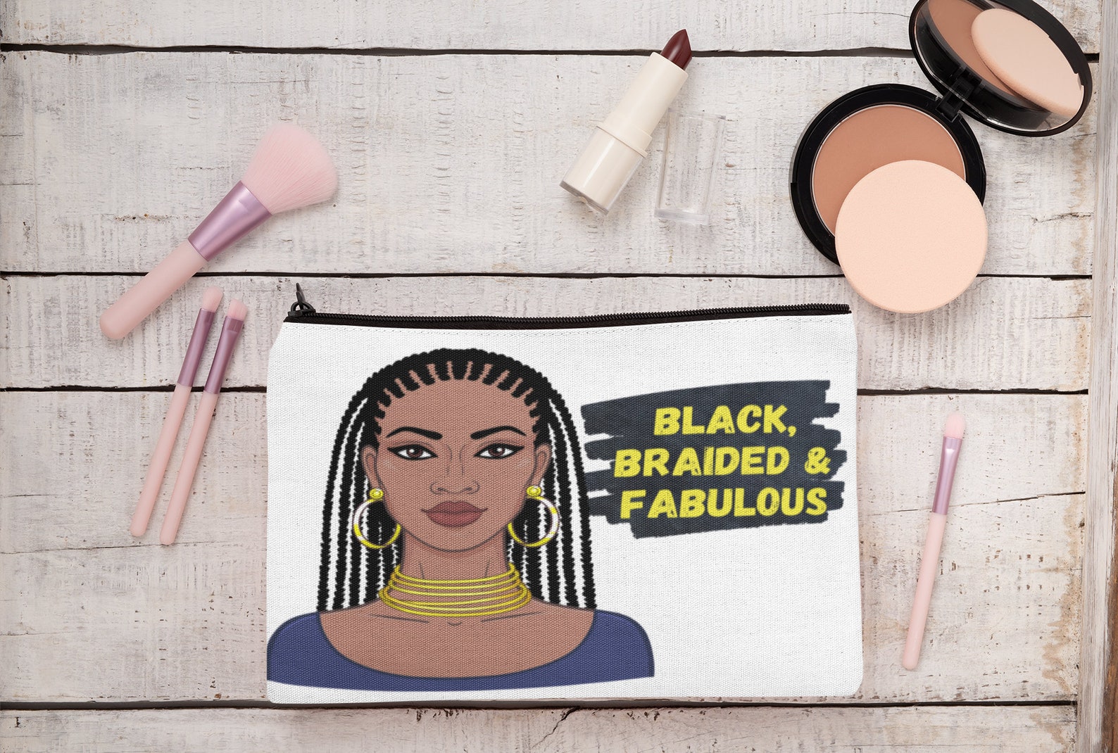 Download Black Woman SVG African American Clip art With braids | Etsy