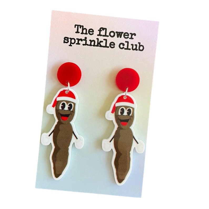 Mr hankey the Christmas poo earrings South Park image 2