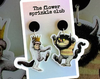 Where the wild things are Book week earrings