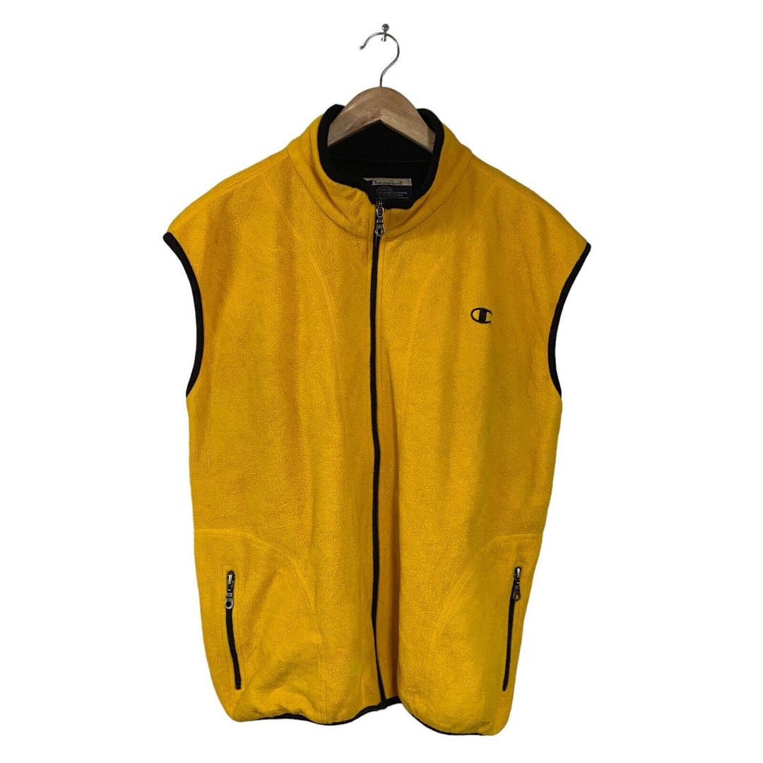 Champion Fleece Gilet Y2K Vintage Full Zip Vest Jacket in - Etsy