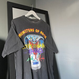 Monsters of Rock 1990 Donington T-shirt 