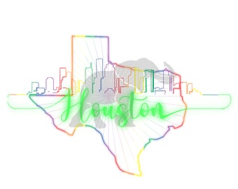 Colorful Houston, Texas