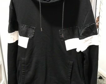 Hoodie black & white