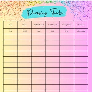 Pumping Tracker