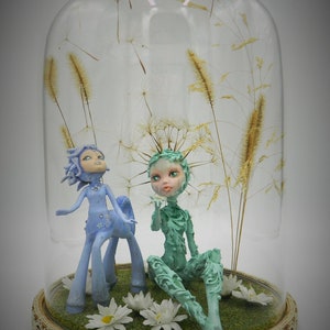 DANDELION&#39;S DREAM Doll Figurine Monster High OOAK Repaint Custom