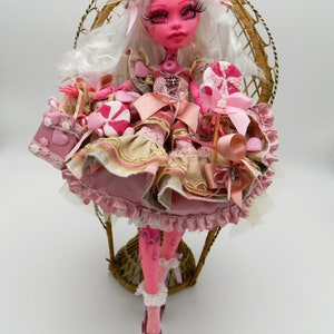 SUGAR CANDY Doll Monster High Ooak Repaint Custom