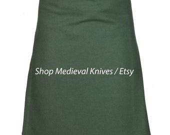 Scottish Lovat Green Wool 8 Yard Kilt | Premium Handmade | Real 16 Oz Wool | Highlander Kilt for Men | Traditional Kilt | Made to Order