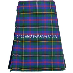 Scottish Traditional Highlander Kilt For Men | Scottish Wood Tartan 8 Yard kilt | 16 Oz Tartan | Made to Order Kilt | Handmade Kilts for Men