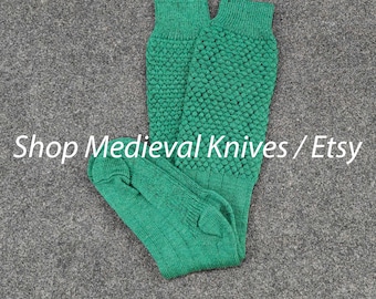Scottish kilt Socks | Lovat Green Color | Size S to XL | Kilt Hose | Highland Wool Knee | Soft Acrylic Meterial