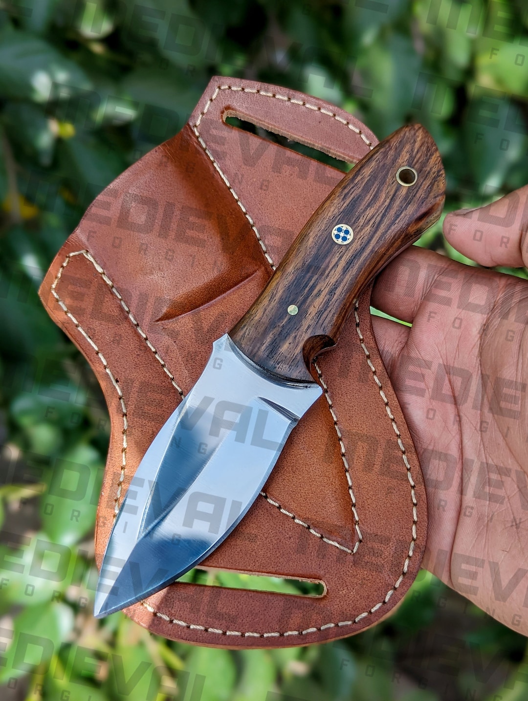 Premium Full Tang D2 Steel Custom Hunting & Camping Knife